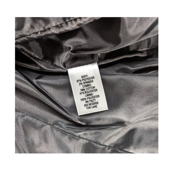 Vera Wang Multi Media Gray Blazer with Layered Hem Women's Size XS - Picture 9 of 9